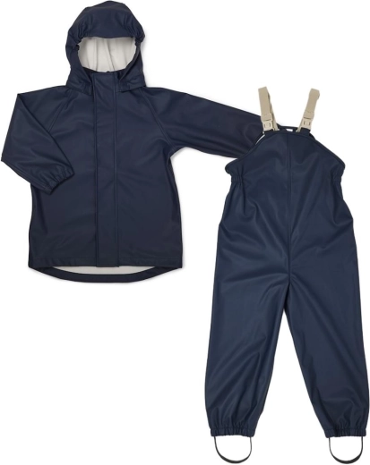Nuuroo Carla kids’ rain set mini black iris size 98