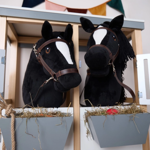 Bieco hobby horsing stick horse black size S