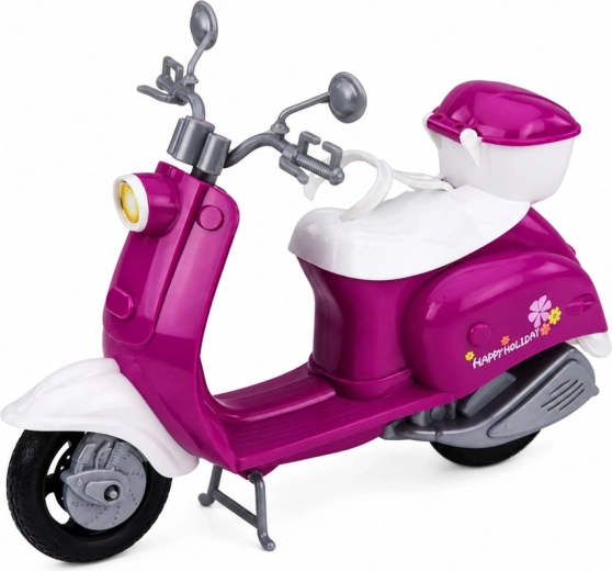 Skuter s realističnim detaljima