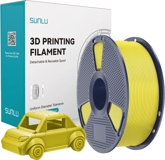 Sunlu PETG filament žuti