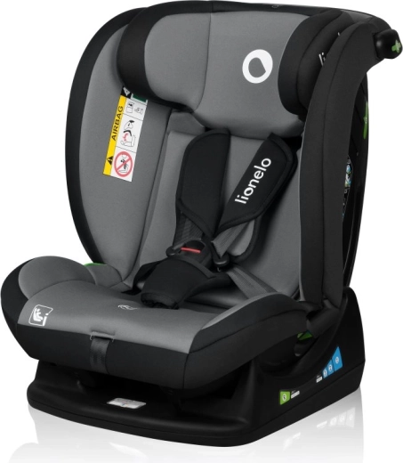 Lionelo Izzy i-Size dječja autosjedalica 40–150 cm Black Grey