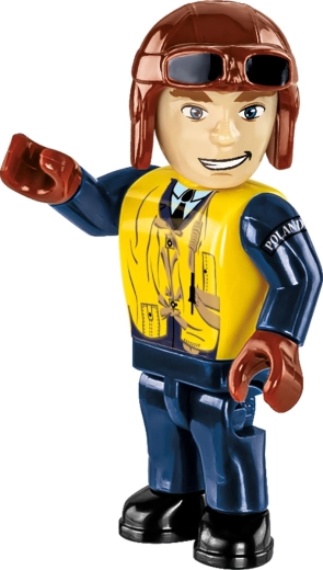 Pilot figure and collector’s nameplate