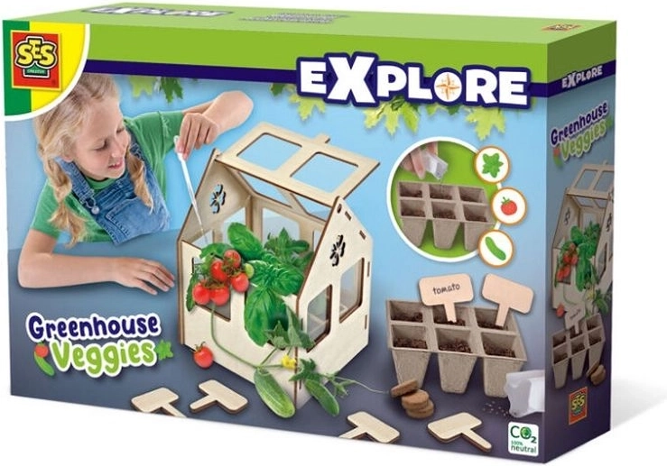 SES Explore mini staklenik s povrćem