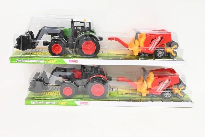 Traktor s poljoprivrednim strojem (set)