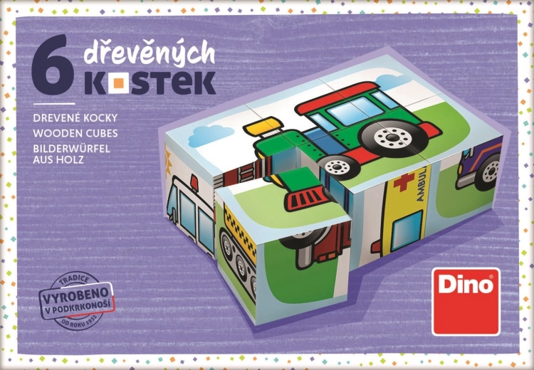 Drvene kocke Promet – 6 kocaka