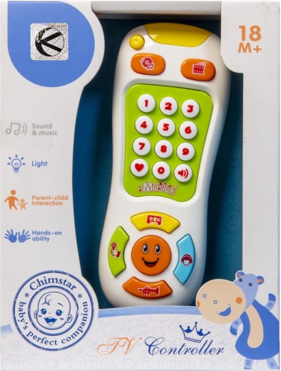 Interactive TV remote control for toddlers - 1 piece