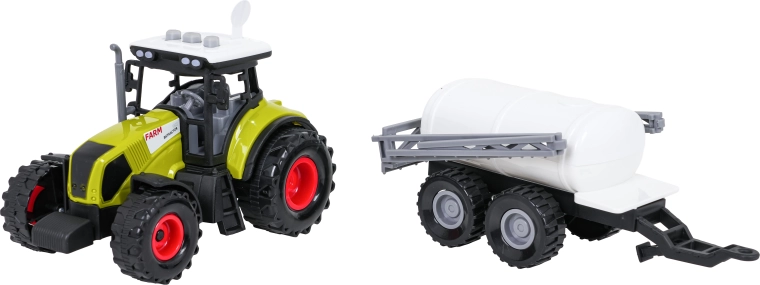 Traktor s cisternom s prikolicom