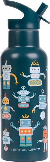 A Little Lovely Company nehrđajuća boca za piće 500 ml roboti