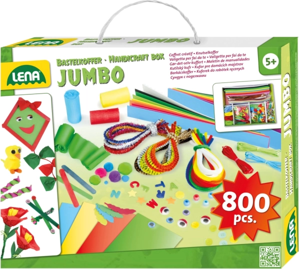 Lena Kreativni kovčeg Jumbo zelene boje za djecu