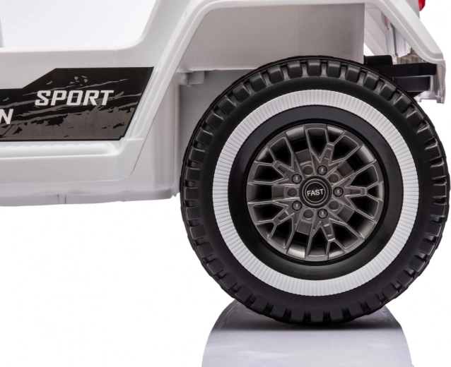 Dječji električni automobil Mountain Off-Road bijeli