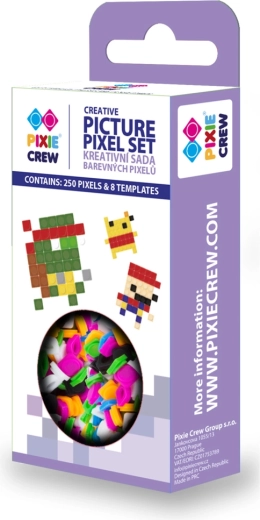 PIXIE CREW kreativni piksel set – 250 piksela i 8 predložaka