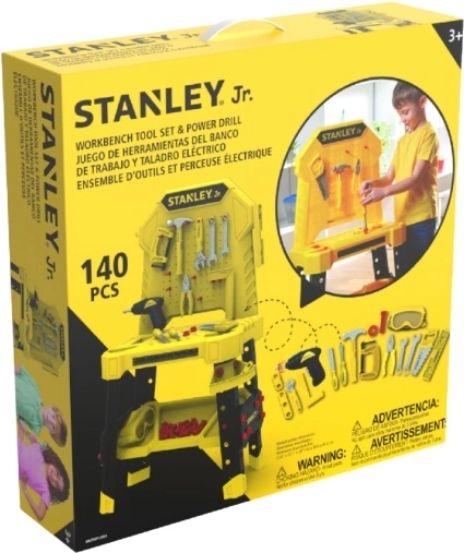 Stanley Jr. dječji radni stol s alatom – 140 dijelova