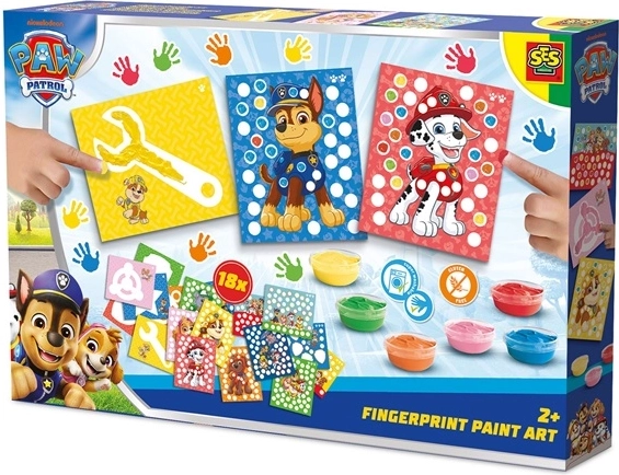 SES Paw Patrol slikanje otiscima prstiju