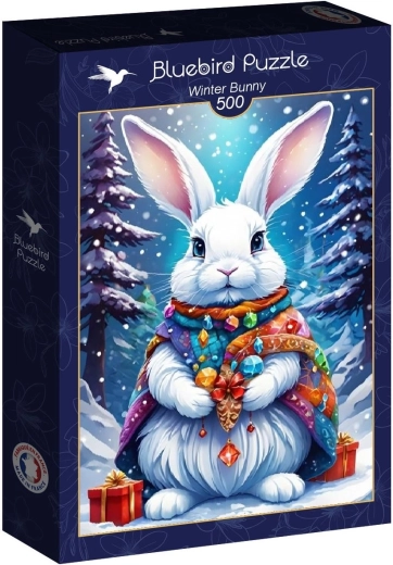 Bluebird puzzle zimski zečić 500 dijelova