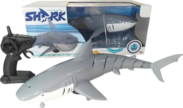 R/C morski pas na daljinsko upravljanje 1:10 Swimming Shark 2,4 GHz