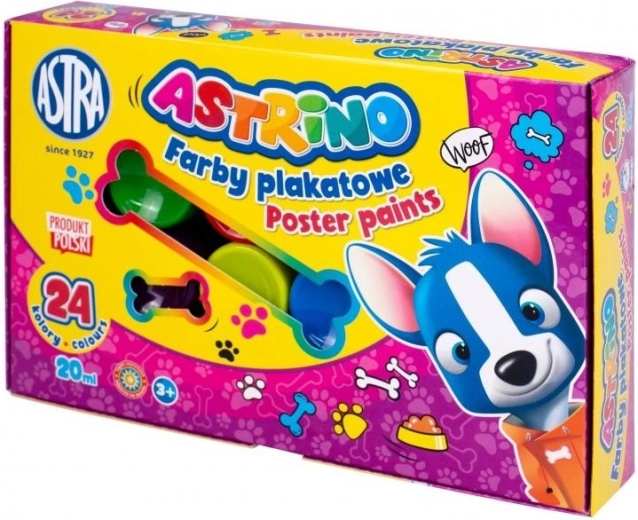 Tempera boje Astrino, set od 24 boja