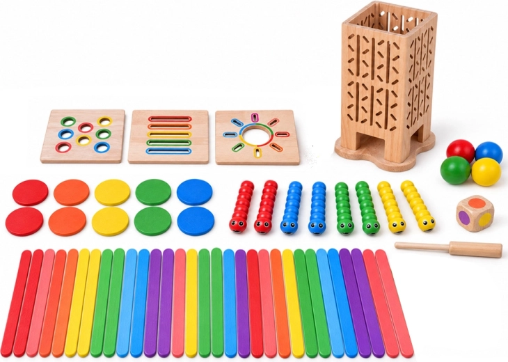 Rich accessories for five game variations