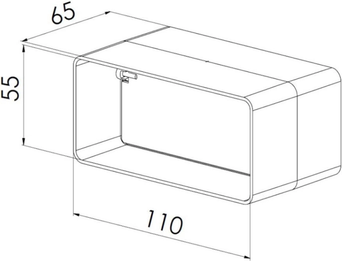 Kompaktno izvedenje za cijevi 110 × 55 mm