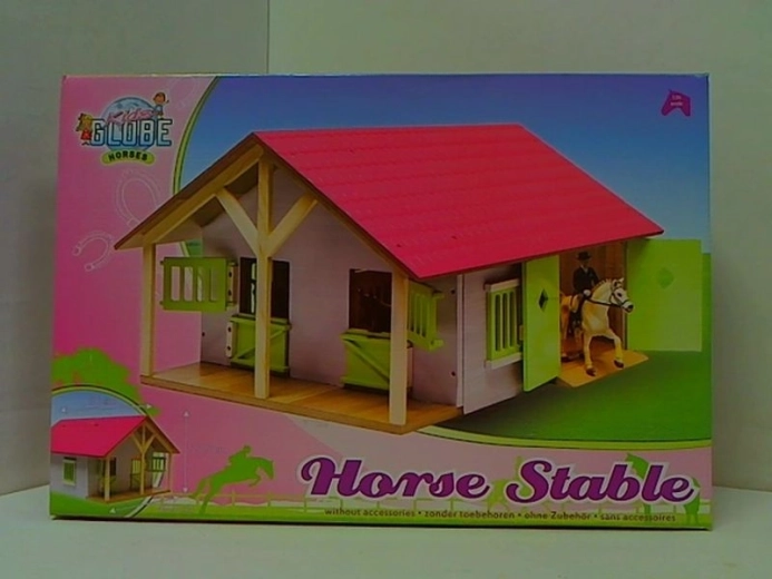 Wooden Horse Stable 1:24