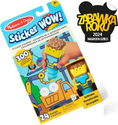 Sticker WOW! Set naljepnica s pečatom Bager