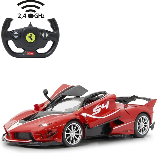 Jamara Ferrari FXX K Evo RC car 1:14 red 2.4 GHz with LED and manually opening doors