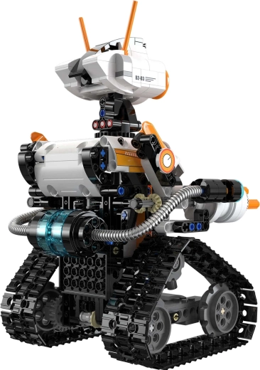 Robot na gusjenicama s pokretnim dijelovima