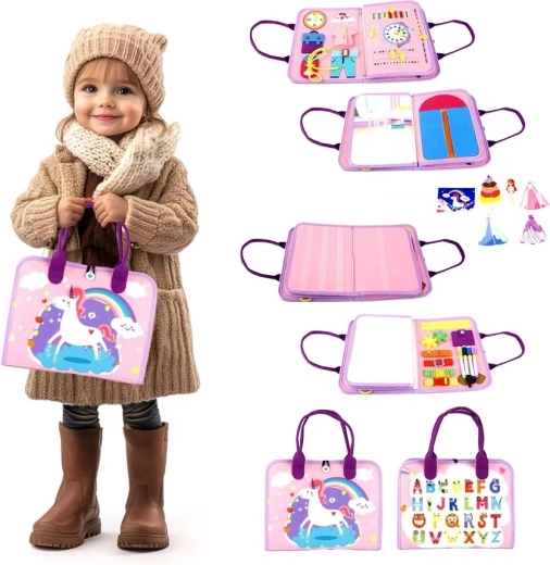 2Kids Toys Sensory Busy Book Unicorn