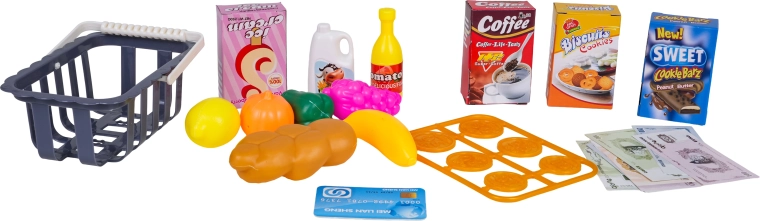 Košarica i namirnice za igru uloga