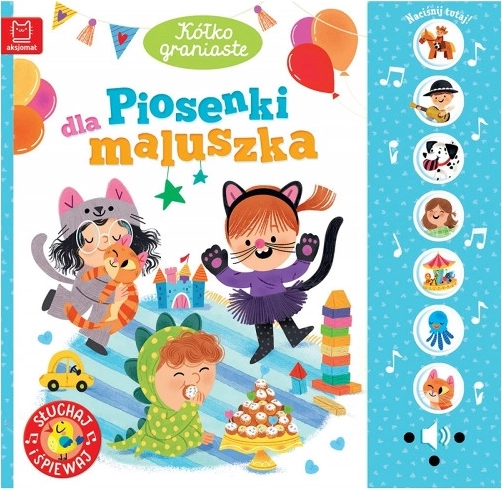 Kolečko kvadratično – Pjesmice za najmlađe (interaktivna knjiga sa zvukovima)