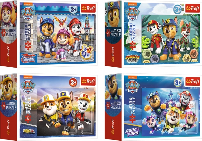 Puzzle Tlapková patrola miniMAXI 20 dijelova