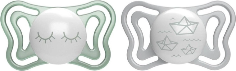 Chicco Physio Light noćna silikonska duda 16–36 mj., 2 kom