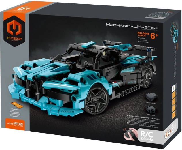 Programabilni RC komplet za sastavljanje sportskog automobila iM.MASTER, 439 dijelova