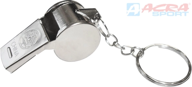 ACRA metal sports whistle with ball - 1 piece