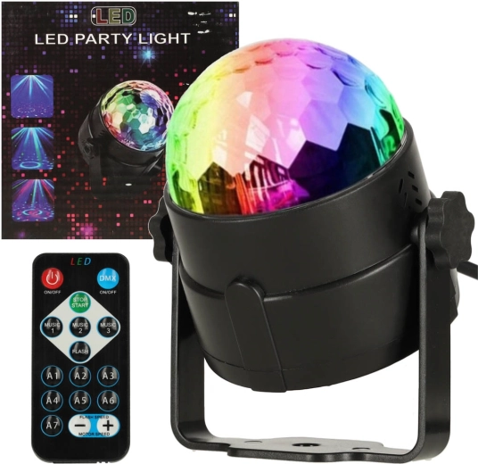 LED RGB disko kugla s daljinskim upravljačem