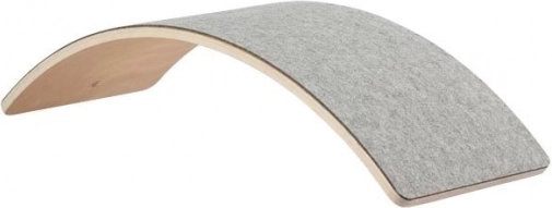 Balancing Half-Moon Board with Fabric Upholstery