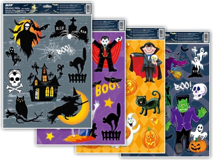 Prozorske folije za Halloween s glitterom