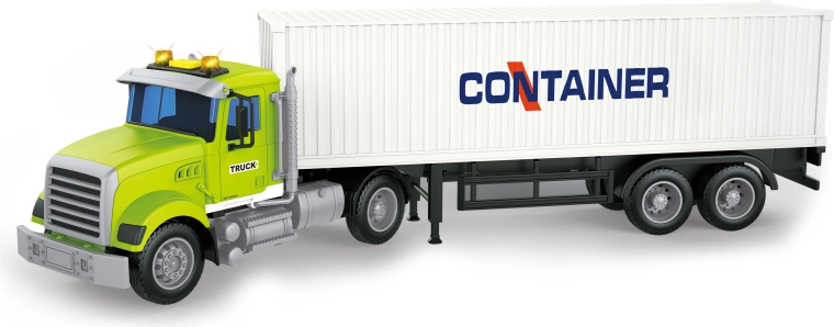 Truck tractor with container, with light and sound effects, 48 cm