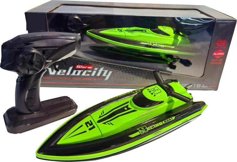 RC trkaći čamac High Speed 1:16 zeleno-crni Velocity 21