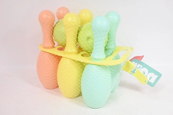 DOLU kids’ bowling pins with ball in a net bag