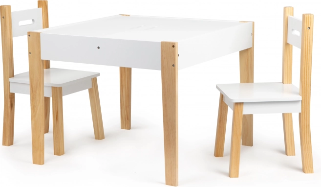 Dječji set stol i dvije stolice ECOTOYS