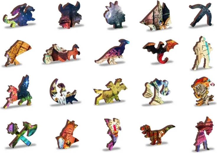 Unikatni drveni dijelovi s maštovitim oblicima