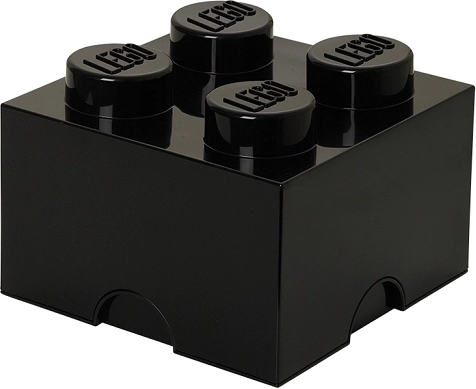 LEGO kutija za pohranu u obliku kocke 4, crna