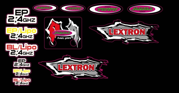 Decal Sheet for Lextron Desertbuggy
