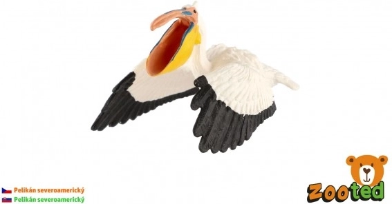 Plastična figurica pelikana – realistični model sjevernoameričkog pelikana 9 cm