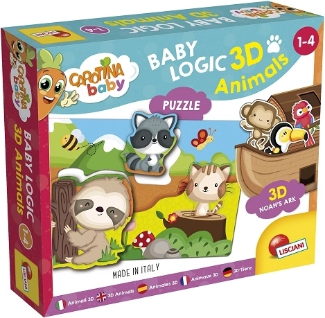 Lisciani Carotina Baby Logic 3D životinje