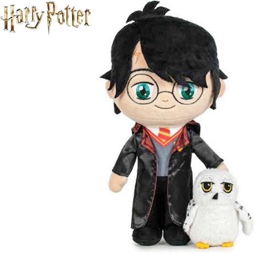 Plišana igračka Harry Potter s Hedwigom 29 cm