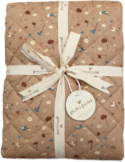Petú Petú ini quilted play mat flower bird