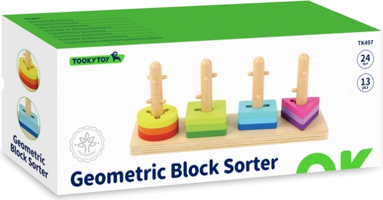 Čvrsta drvena baza s četiri klina