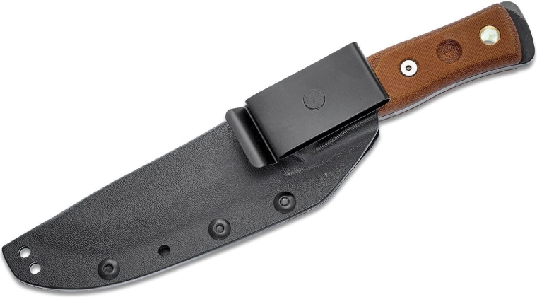 Kydex sheath with space for a fire steel