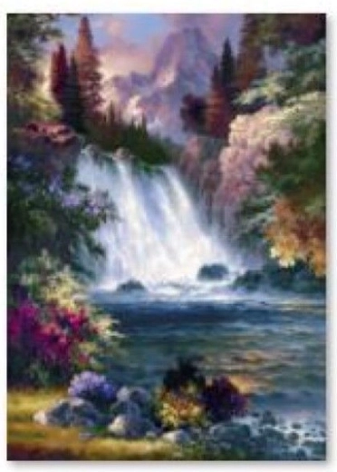 Diamond painting (diamond painting) waterfall 30 × 40 cm - 1 piece